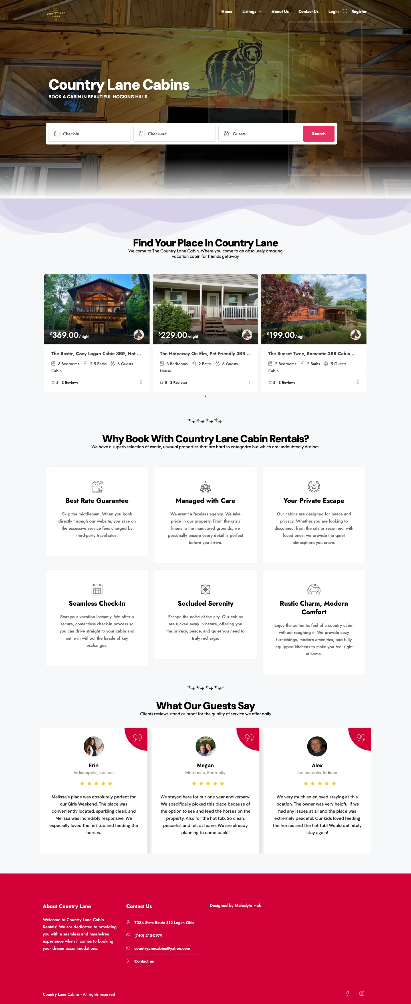 Country Lane Cabins